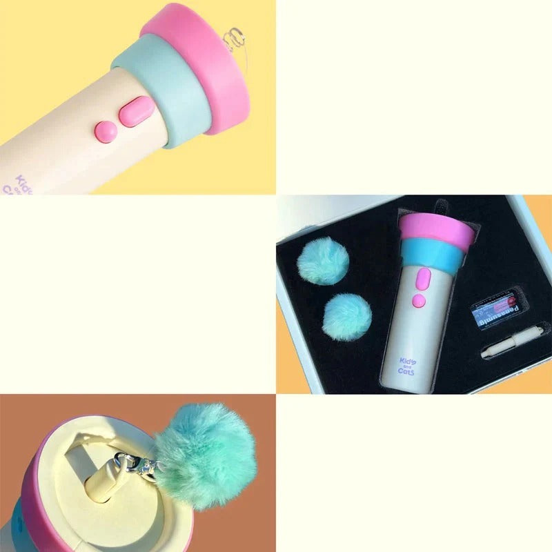 Automatic toy launcher for cats effortlessly activates interactive playtime fun