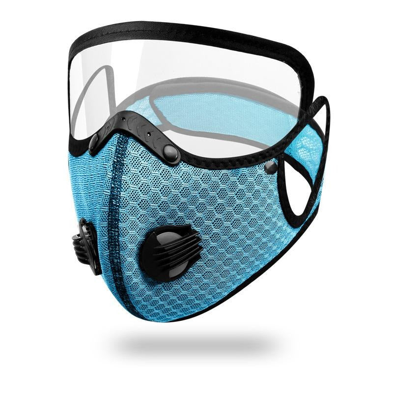 Face mask with carbon filter