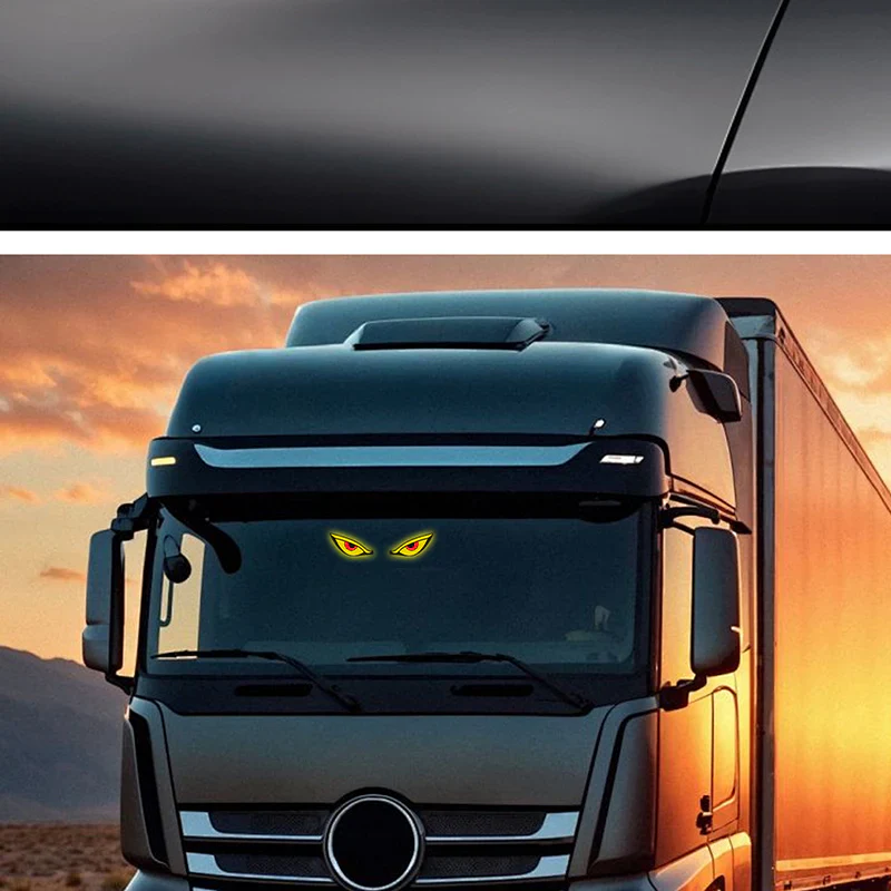 Cool solar-powered LED demon eyes
