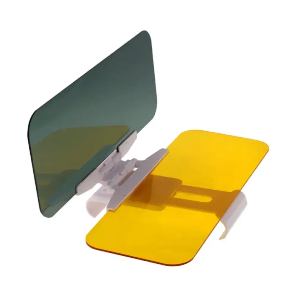 Clip-on anti-glare car visor