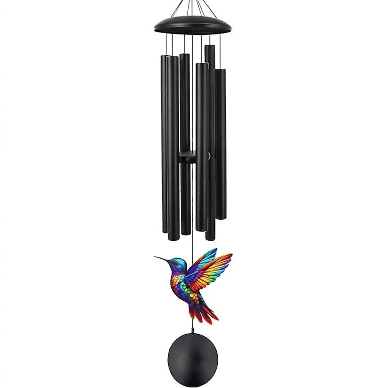 Vintage metal memorial wind chime for the garden