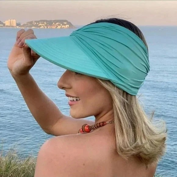 Women's sun beach visor cap