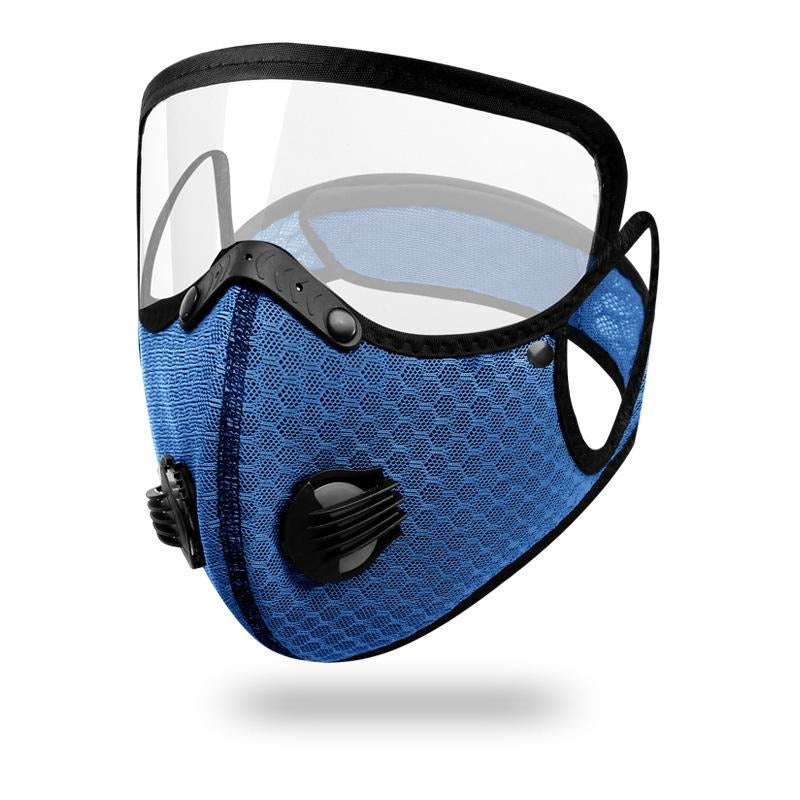 Face mask with carbon filter