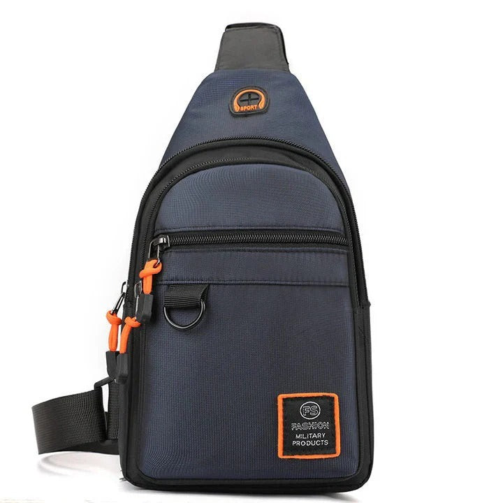 Waterproof crossbody bag with multiple compartments
