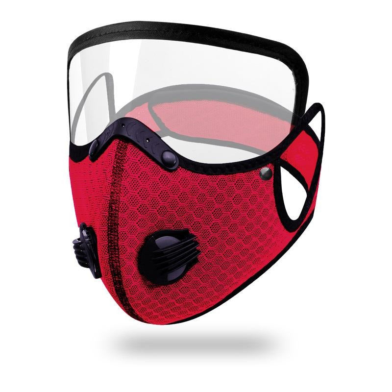Face mask with carbon filter