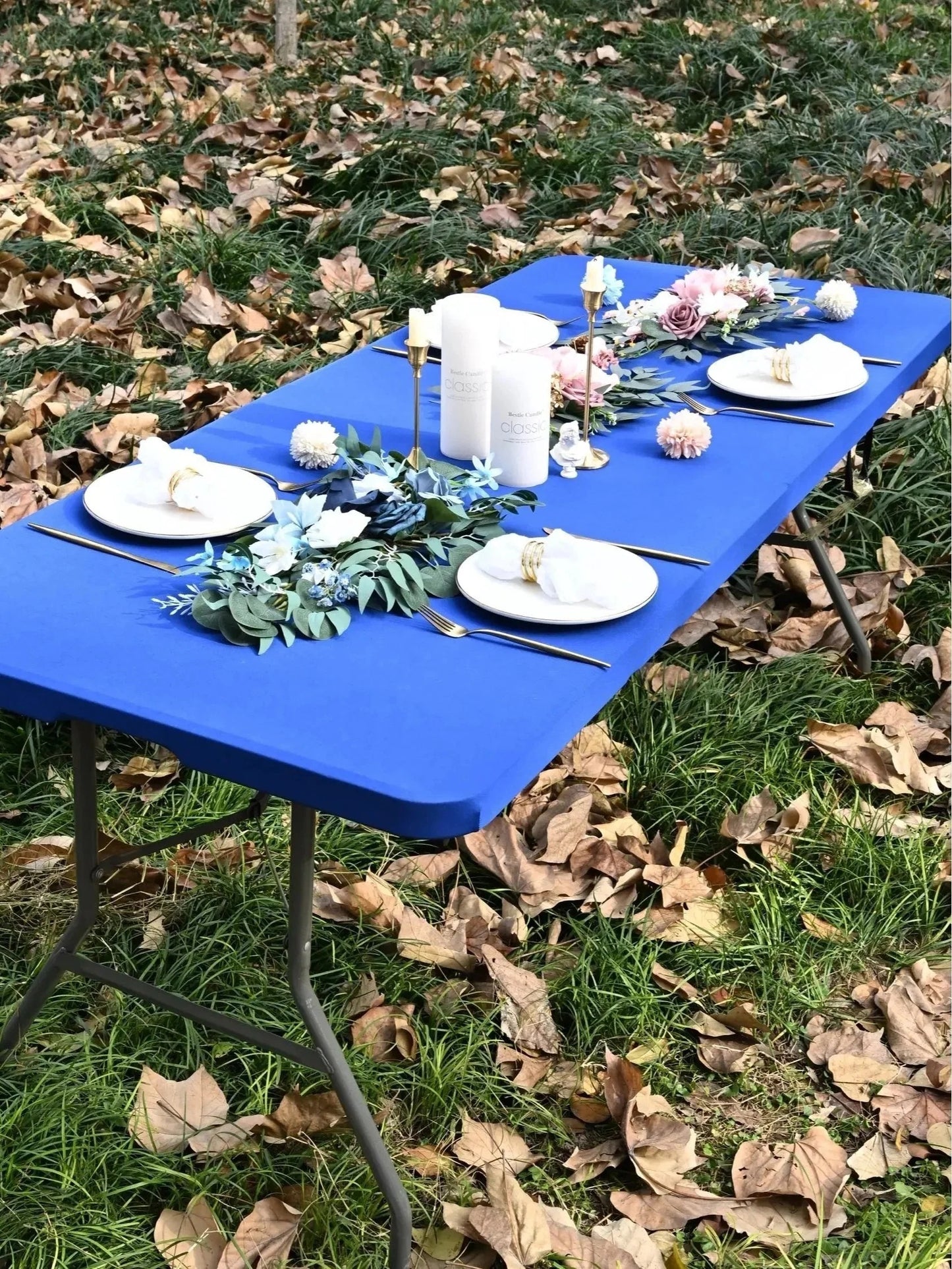 Stretch tablecloth – fits 4ft, 6ft, and 8ft tables
