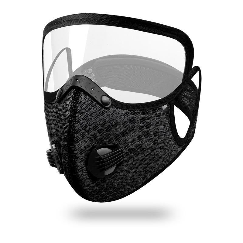 Face mask with carbon filter