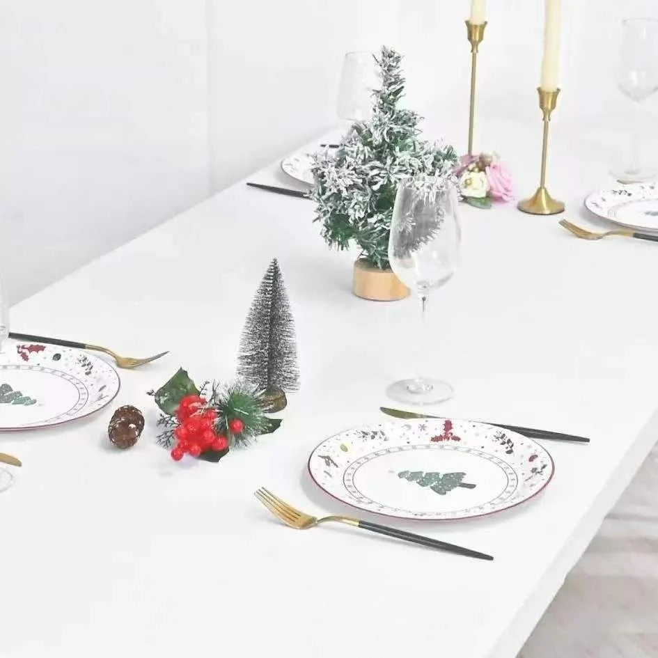 Stretch tablecloth – fits 4ft, 6ft, and 8ft tables