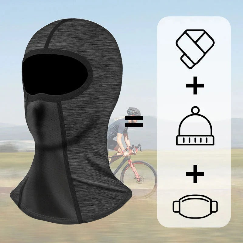 Windproof full face mask, quick-dry and sun-protective