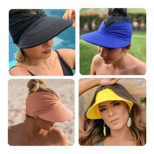 Women's sun beach visor cap