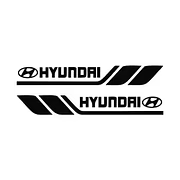 Decorative car stickers (4 pieces)