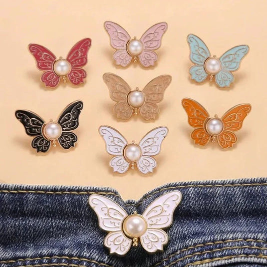 No more sagging pants! Removable butterfly buckle