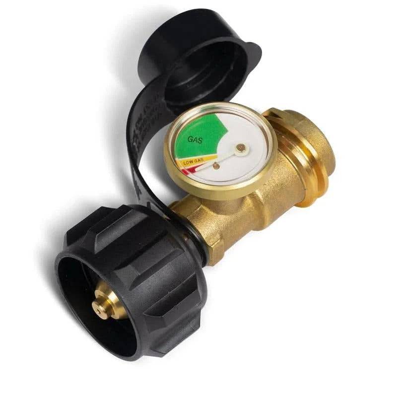 Universal propane tank gauge for 5-40 lb LP tanks