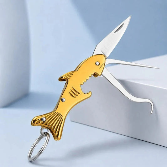 Shark 3-in-1 keychain multitool
