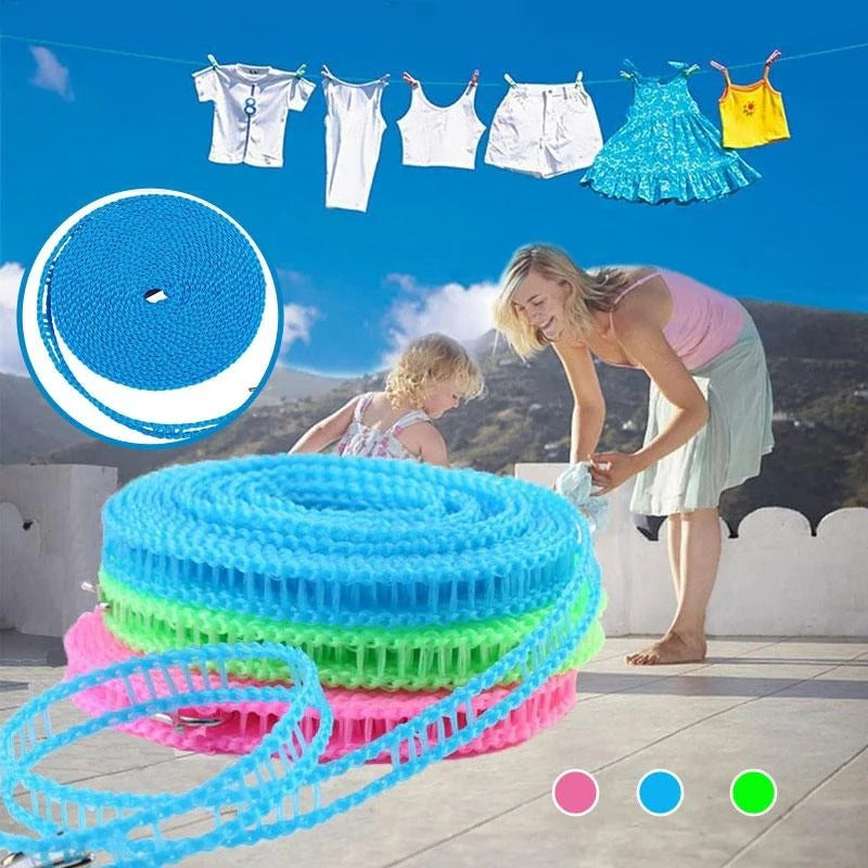 Portable clothesline – clamps anywhere