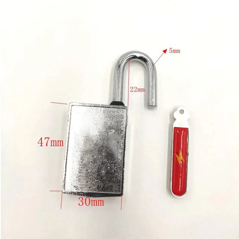 Waterproof magnetic padlock with magnetic strip