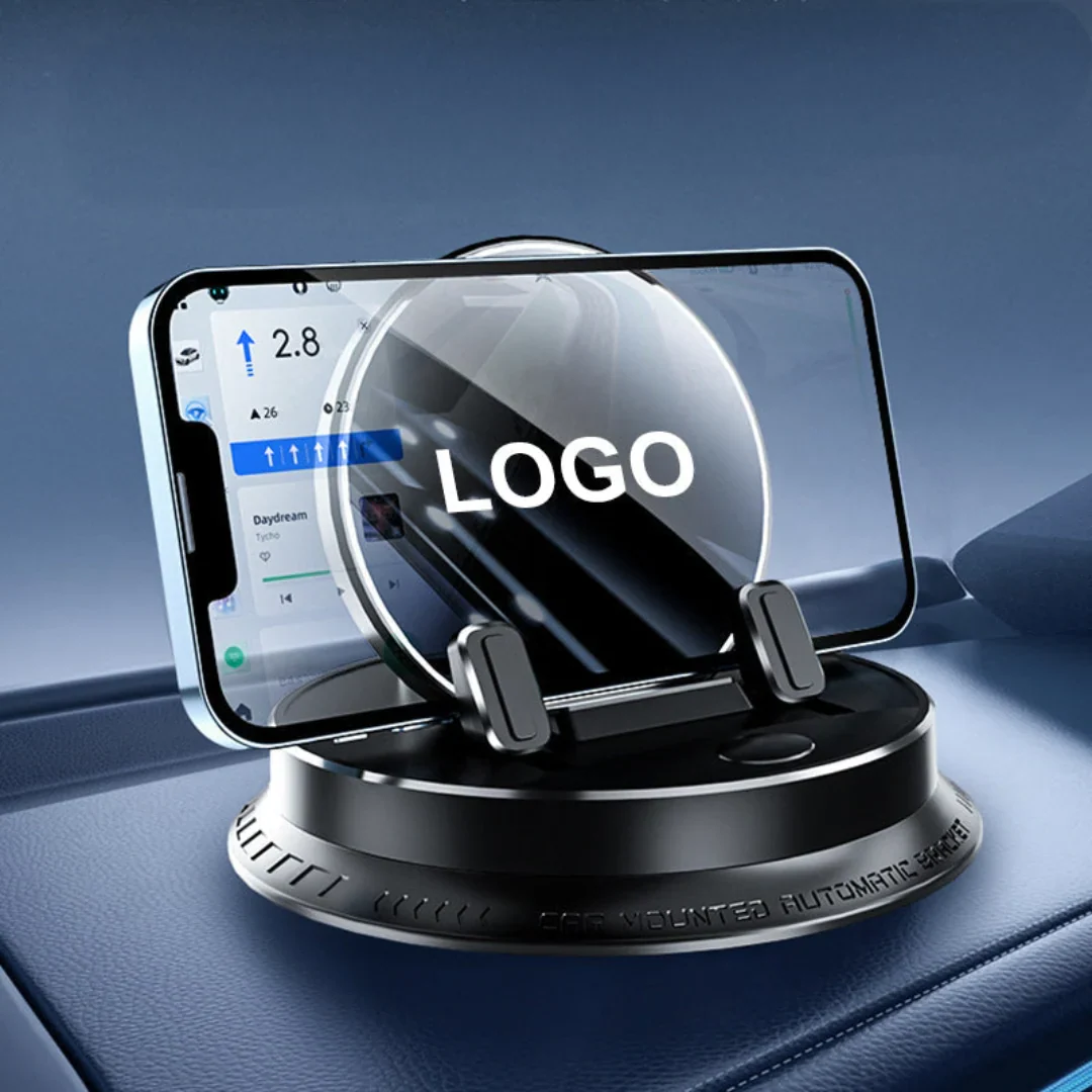 Car phone holder with car brand logo