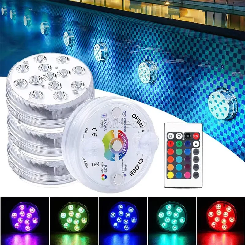 Waterproof RGB swimming pool lights