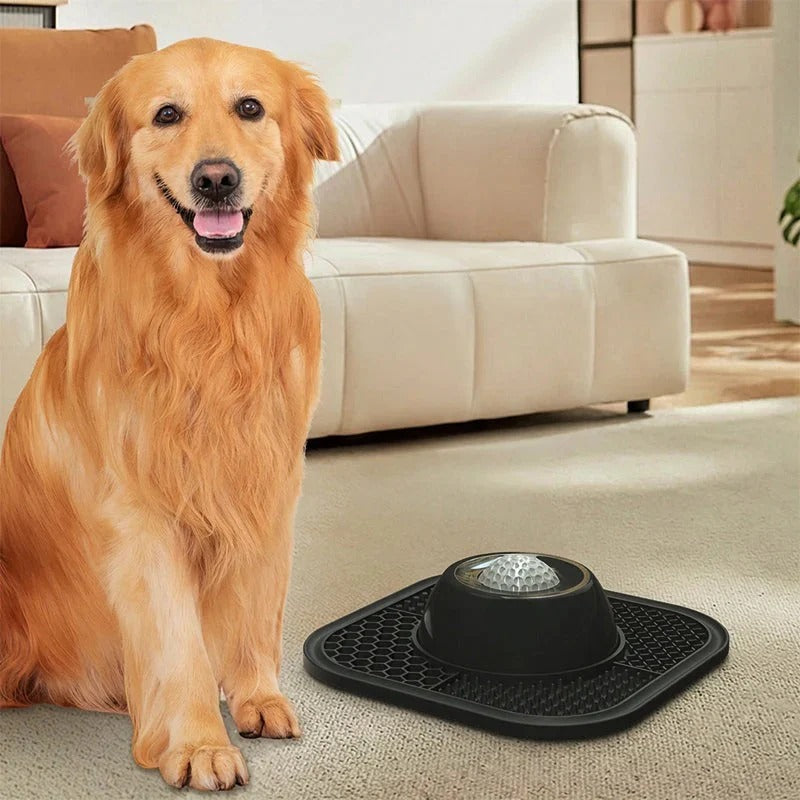 2-in-1 Slow Feeder Silicone Bowl - BPA-free