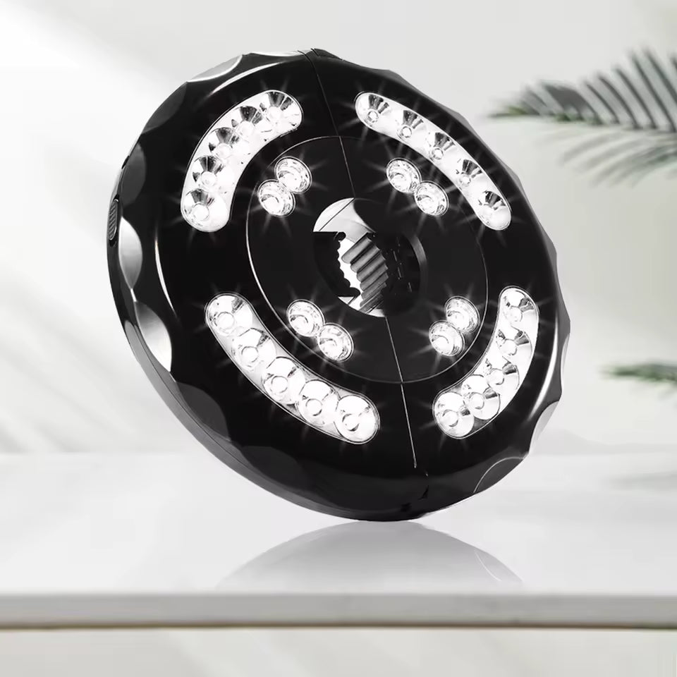 LUMINA parasol light with 28 LED bulbs