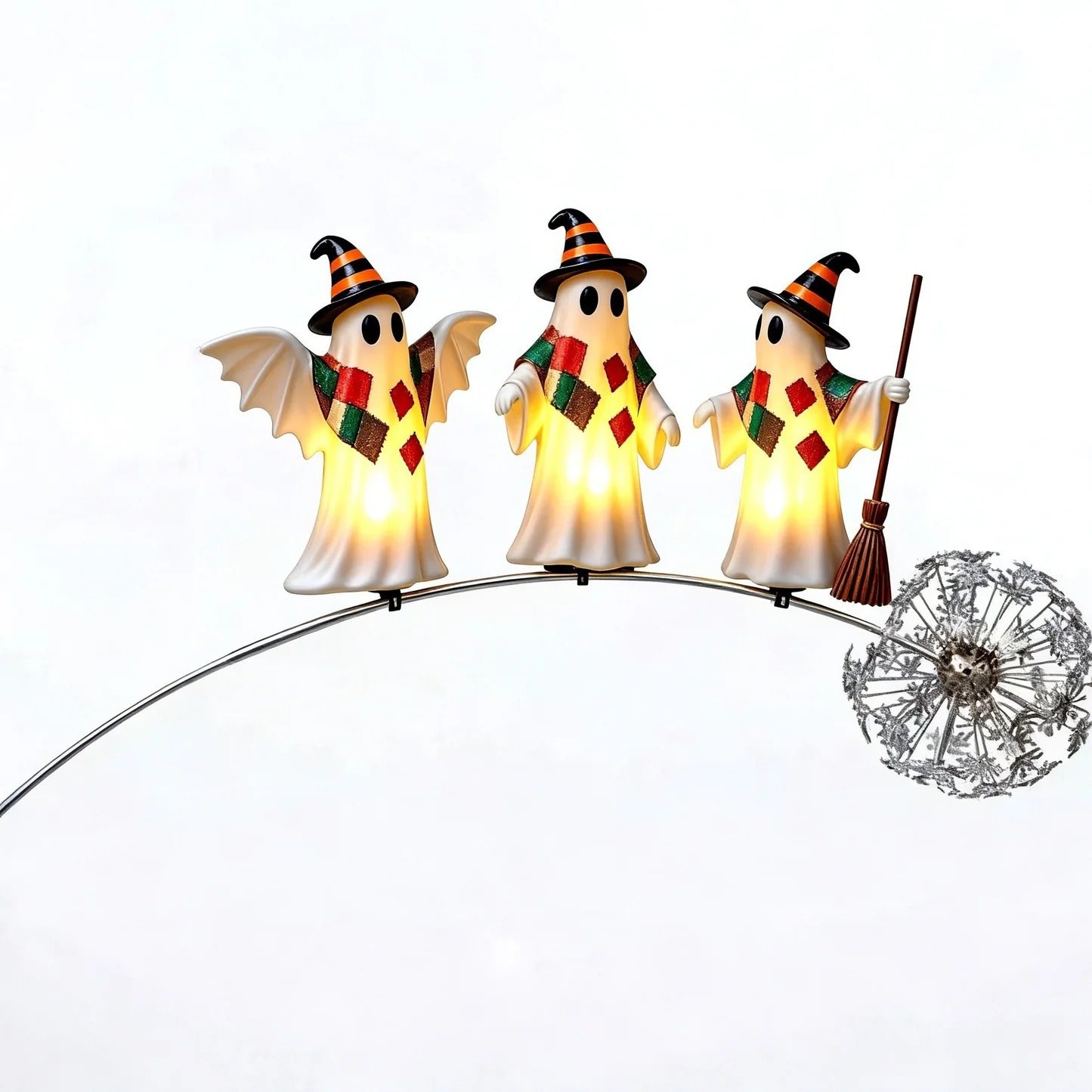 Garden decoration on a stake with animal motif