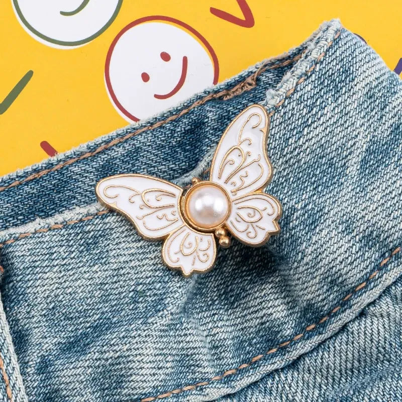 No more sagging pants! Removable butterfly buckle
