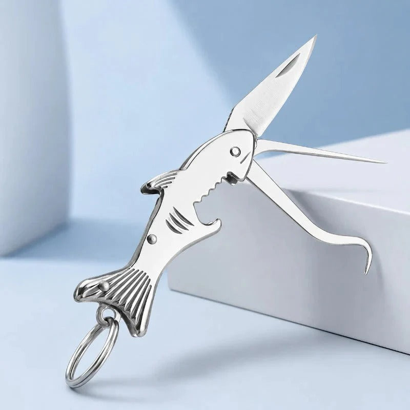 Shark 3-in-1 keychain multitool
