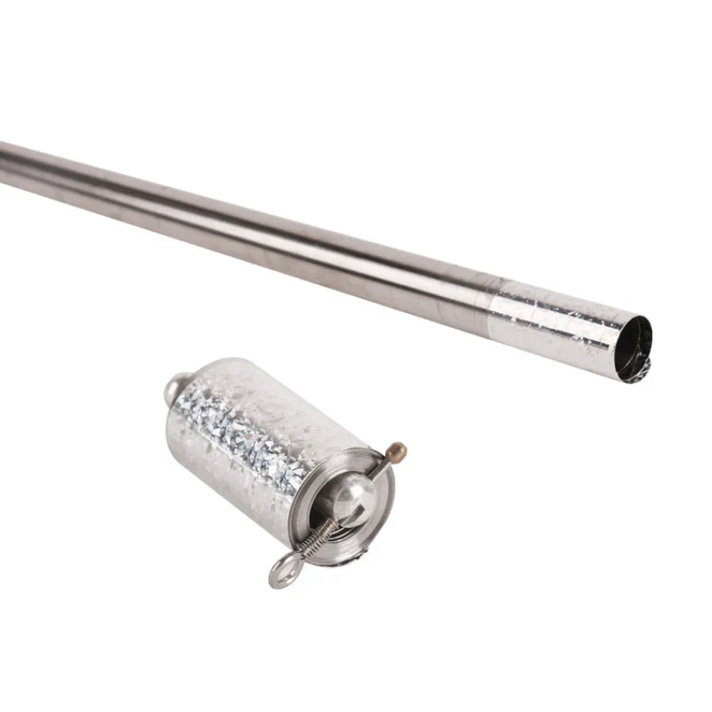 Retractable telescopic metal defense baton