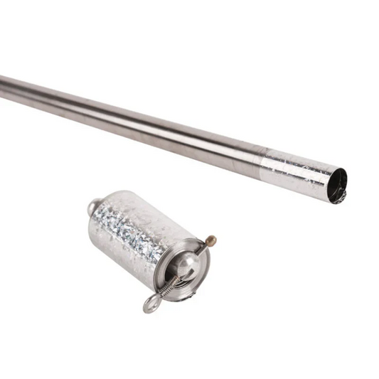 Retractable telescopic metal defense baton
