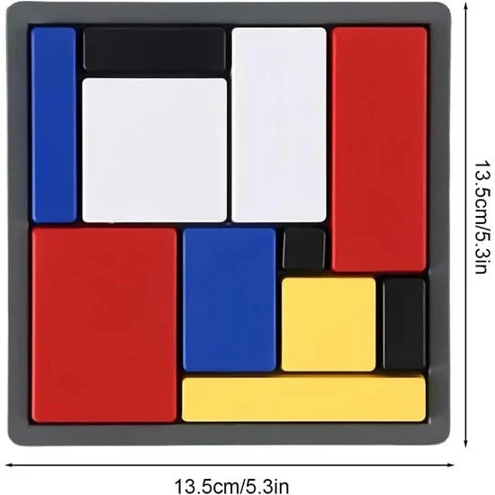 Logical thinking game with challenging puzzles