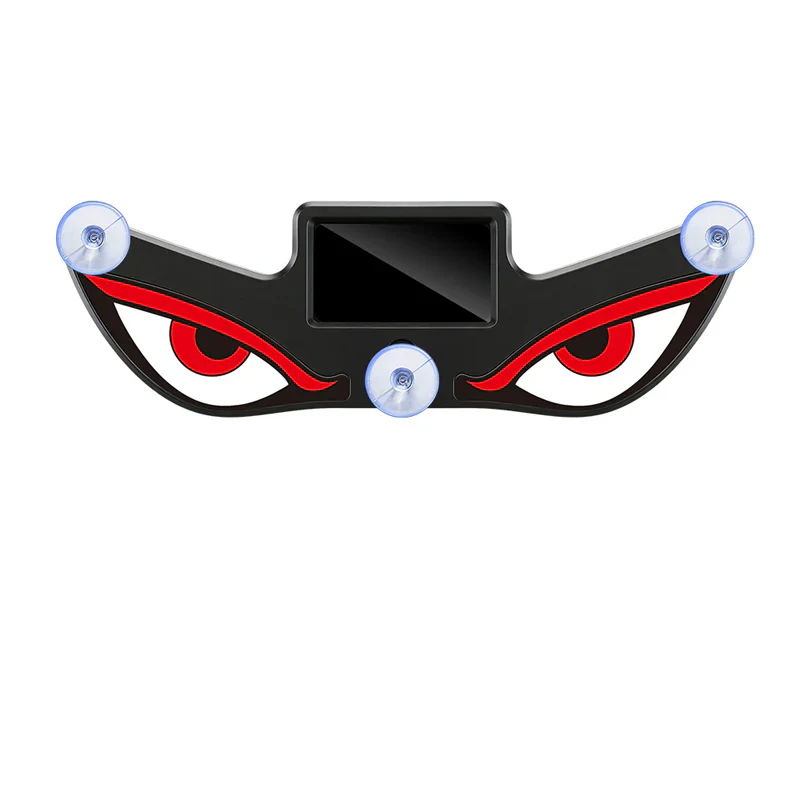 Cool solar-powered LED demon eyes