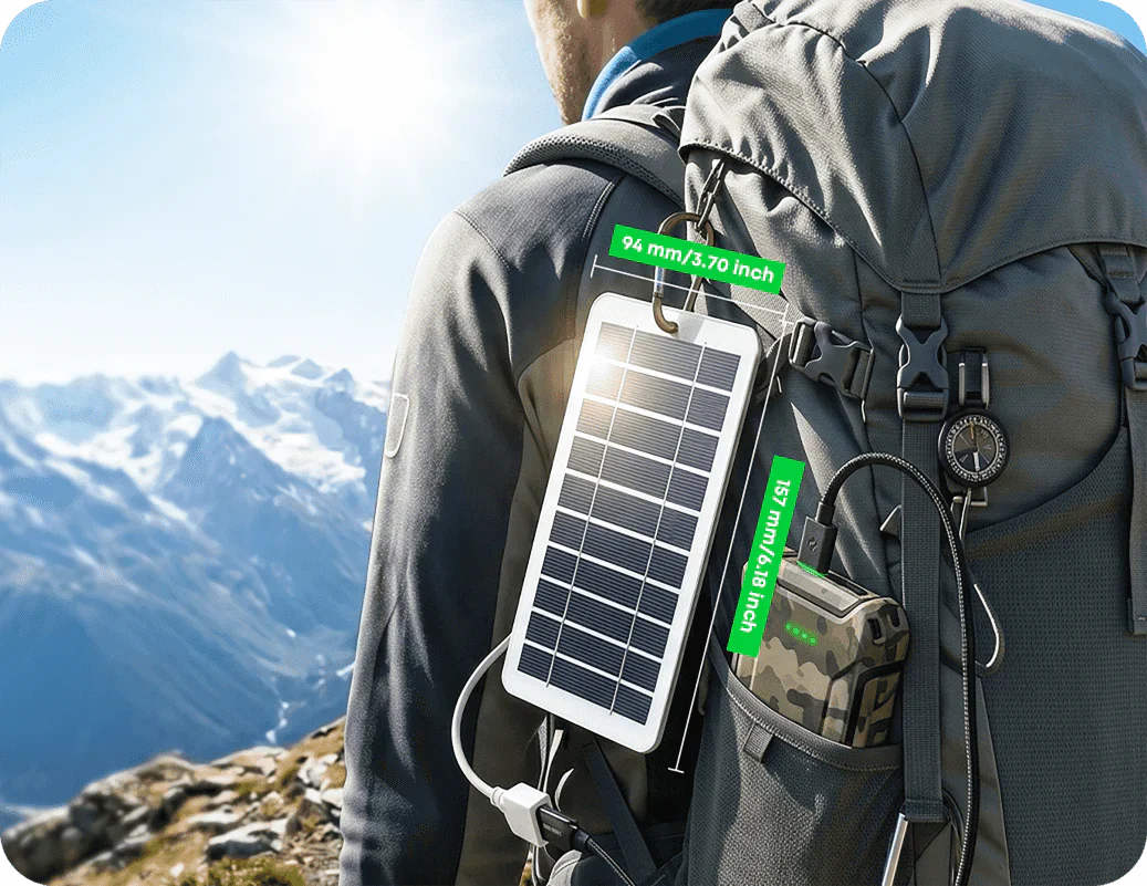 Smart portable solar charger