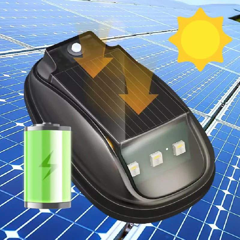 Solar RGB car roof light