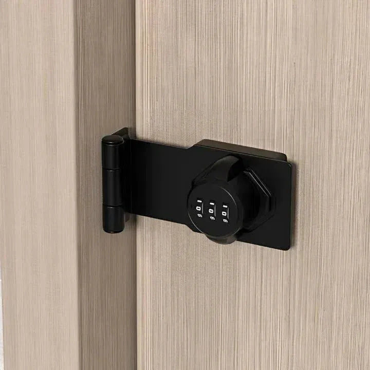 Combination lock for cabinets and doors