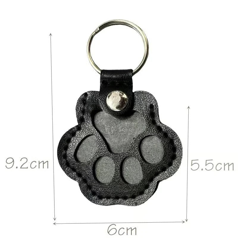 Pet memorial keychain