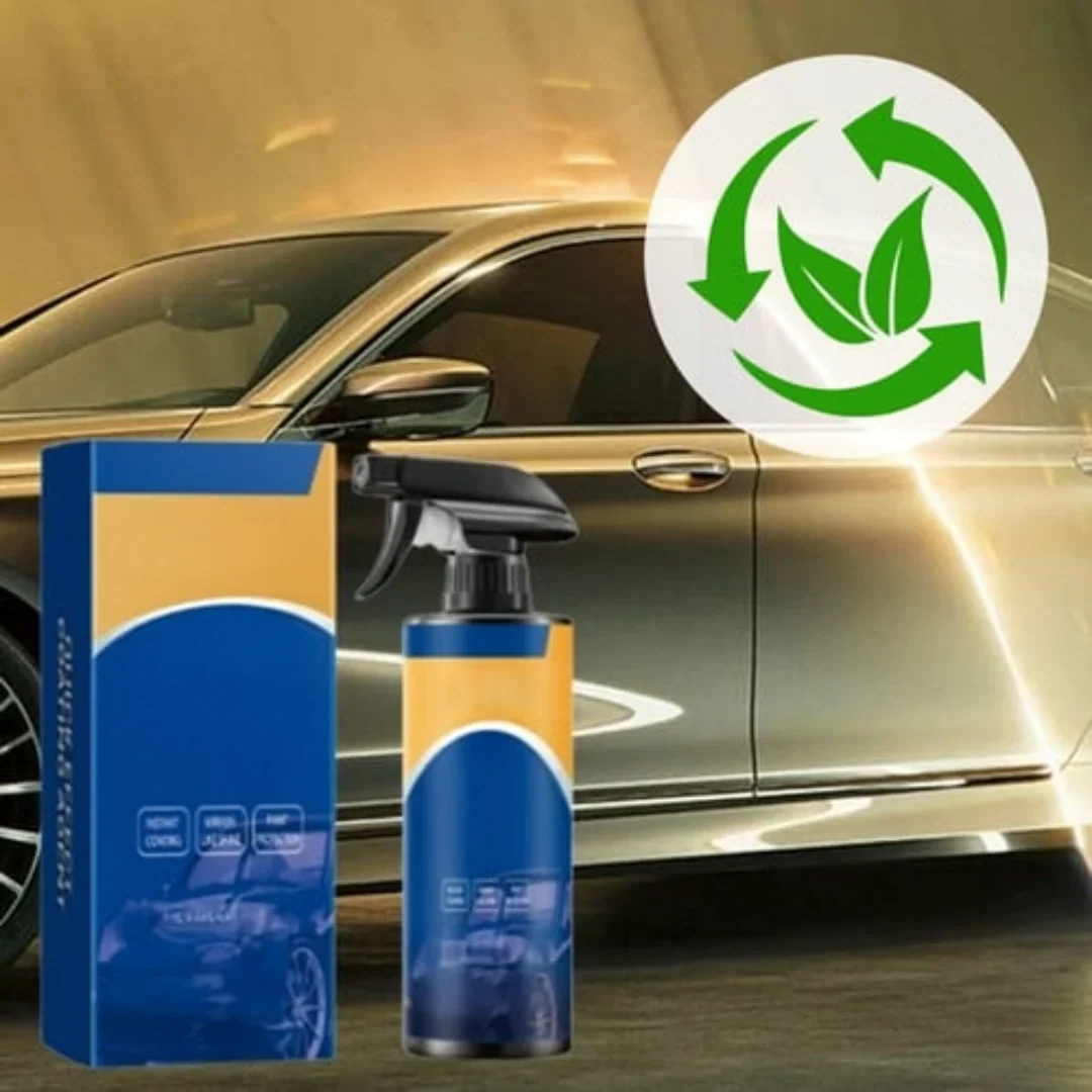 Hydrophobic and high-gloss car coating spray