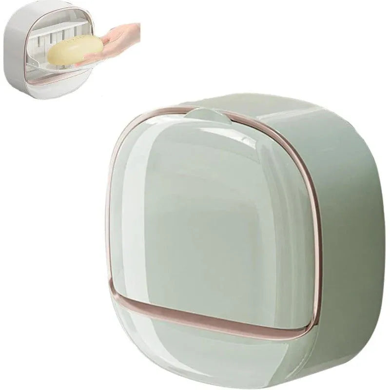 Waterproof wall-mounted soap holder
