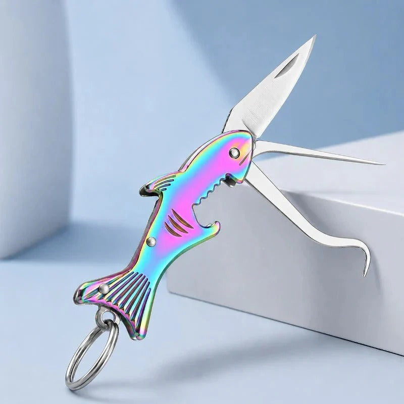 Shark 3-in-1 keychain multitool