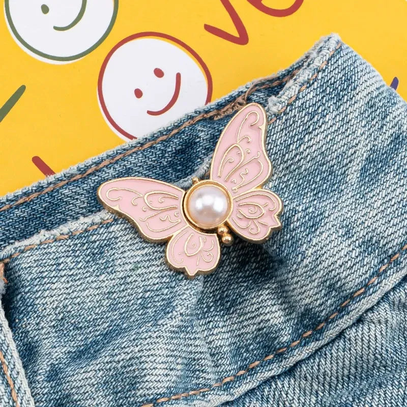 No more sagging pants! Removable butterfly buckle