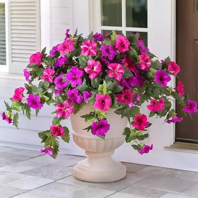 Artificial Petunias 2 Pcs – always beautifully in bloom