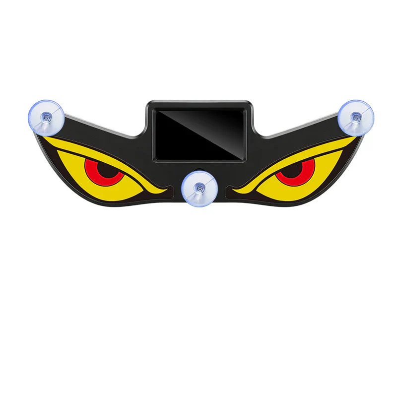 Cool solar-powered LED demon eyes