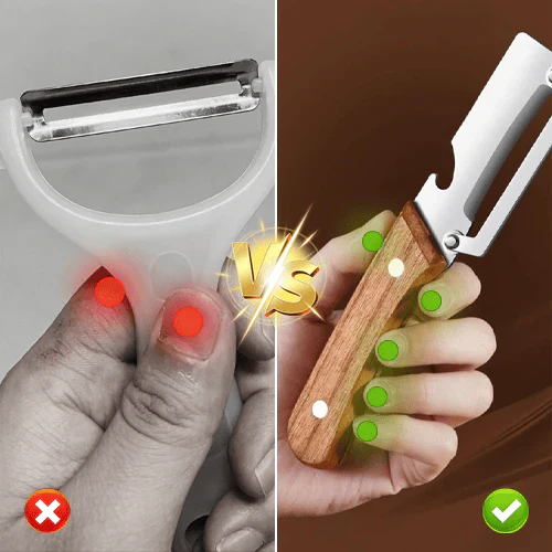 Handy vegetable peeler – effortless peeling