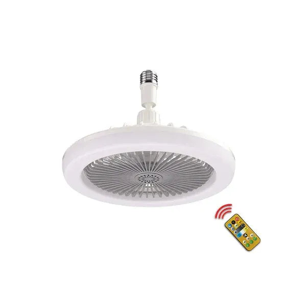 2-in-1 ceiling fan with LED light and remote control