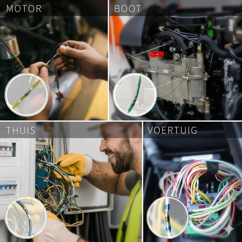 Soldering without an iron, waterproof in 10 seconds