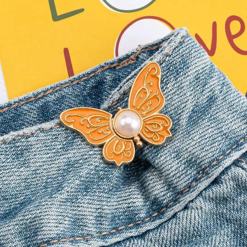 No more sagging pants! Removable butterfly buckle