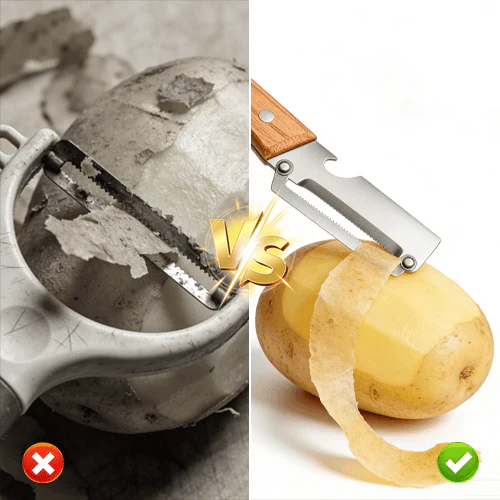 Handy vegetable peeler – effortless peeling