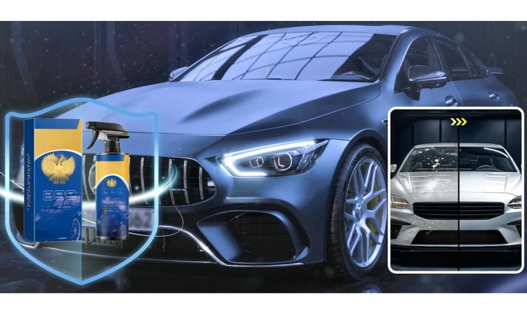 Hydrophobic and high-gloss car coating spray