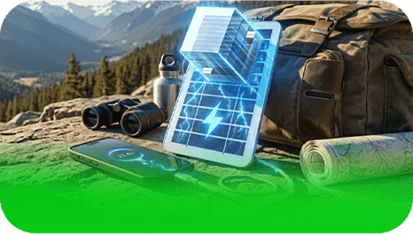 Smart portable solar charger