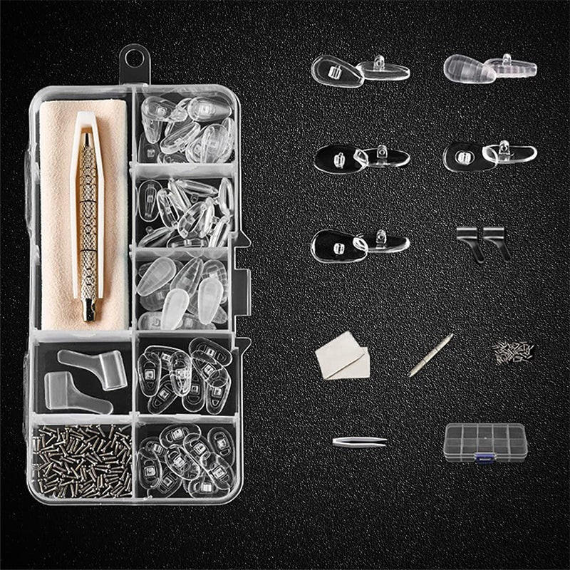 Glasses nose pad repair kit