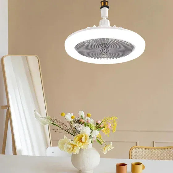 2-in-1 ceiling fan with LED light and remote control